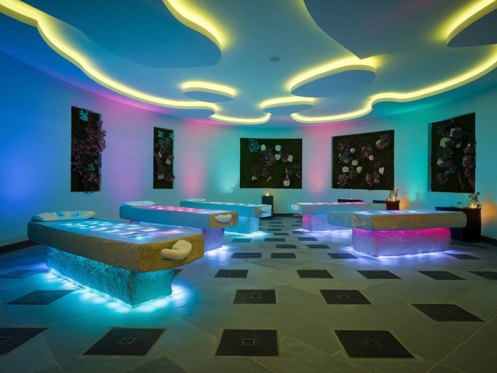 Créer une ambiance lumineuse magique avec des éclairages LED pour spas