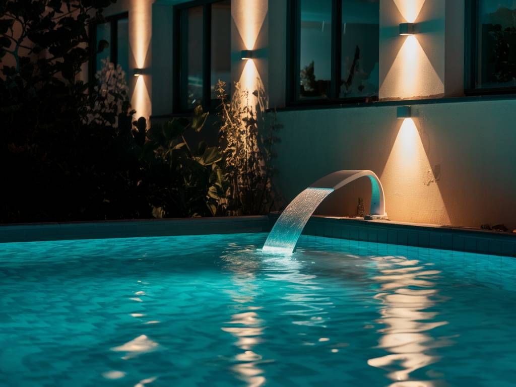 Comment bien choisir l’éclairage pour sublimer votre piscine de nuit